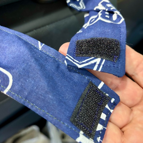 Car Trash/Utility Tote Bag Dallas Cowboys 9” w x 4”d x 12” l 10”‎ strap Handmade - Picture 4 of 6